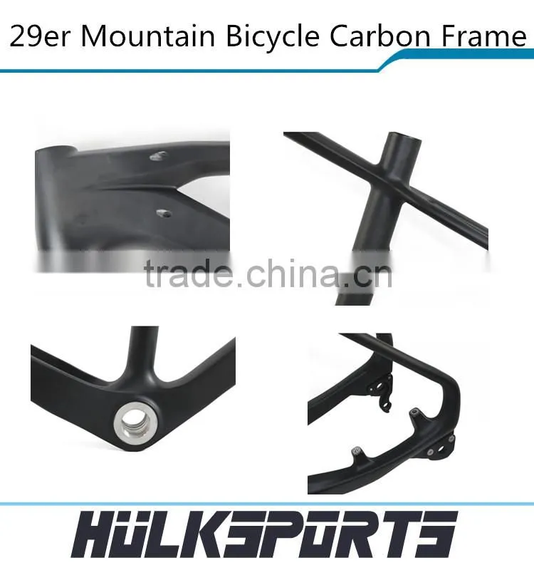 Carbon frame 29er mountain bicycle frame carbon bike frame 142x12 rear axle thru-axle 29er carbon mtb frame