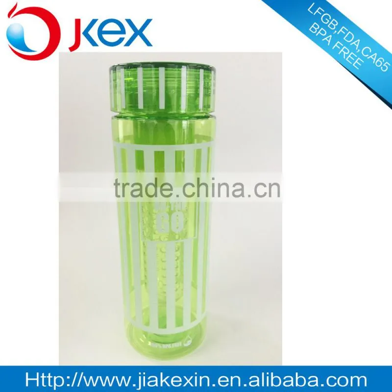 New design plastic fruit juicer lemon water bottle