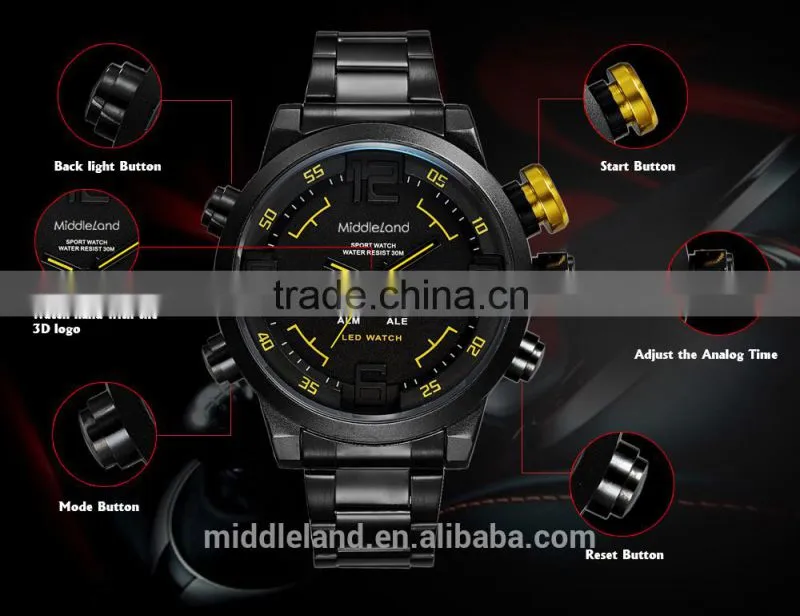 2015 Watches fashion for new products men's fasion watch,men watches luxury,10 ATM japan movt luxury automatic watches men