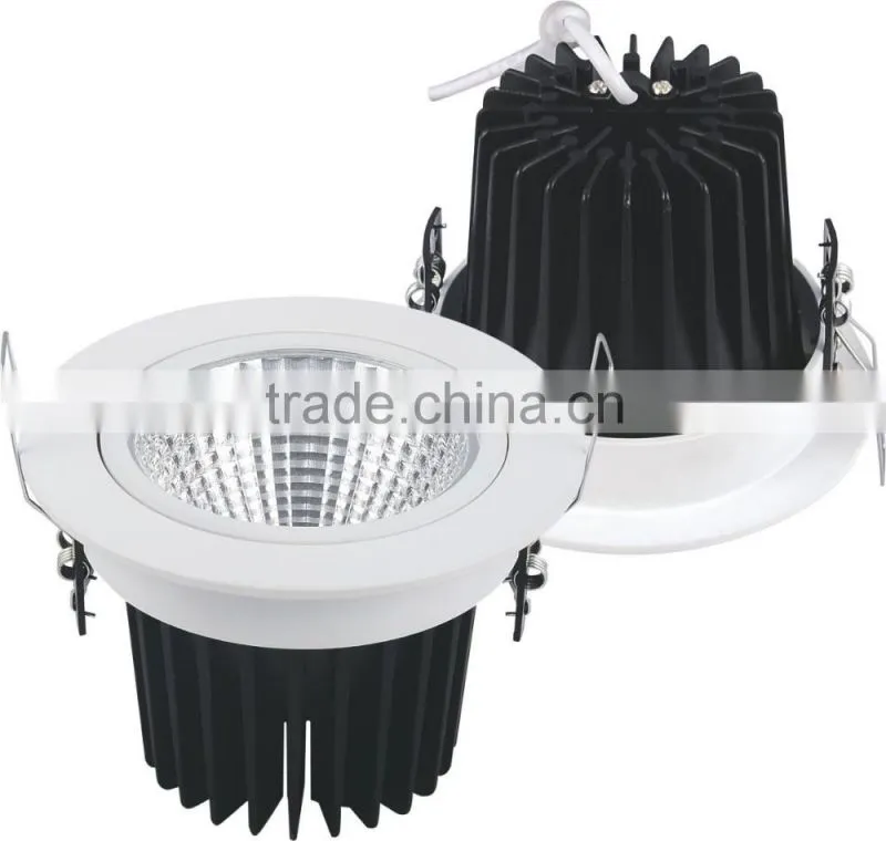 Square 10W 15W 20W Down light led COB recessed mount square round Epistar Chip WW NW CW