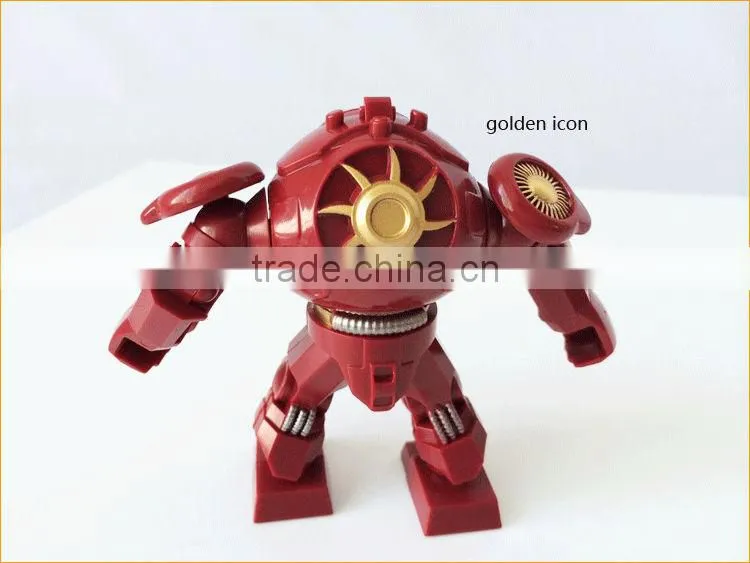 Decool bricks 0181 SuperHero Iron Man HULK BUSTER robot Minifigure Building bricks Blocks Toys