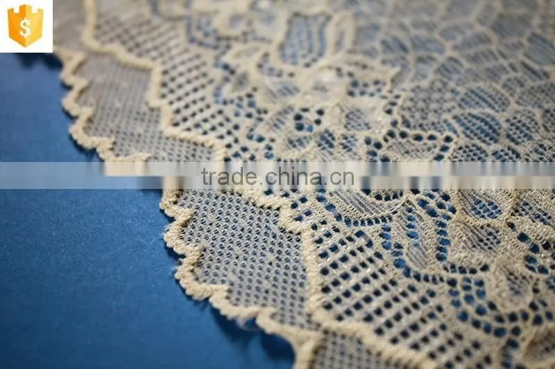 2016 guipure eyelash lace fabric for dress,cheap trimming embroidered lace fabric