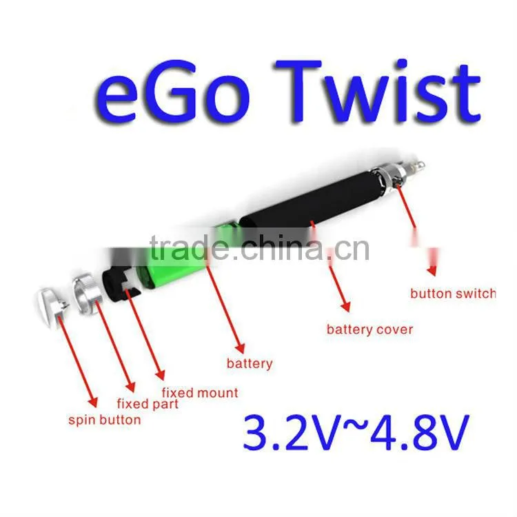 New technology battery ego twist lowest price 2013 hot newest