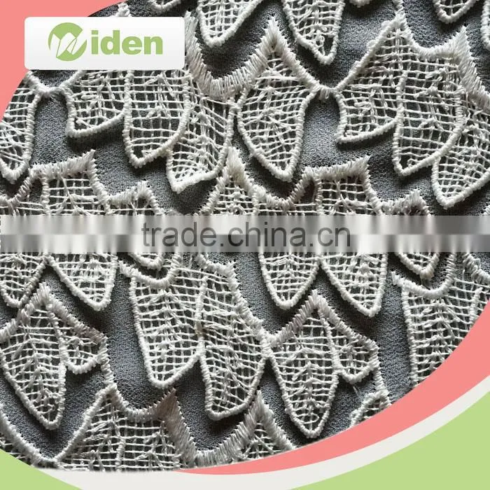 popular 100%milkypoly lovely Swiss Guipure Lace Fabric