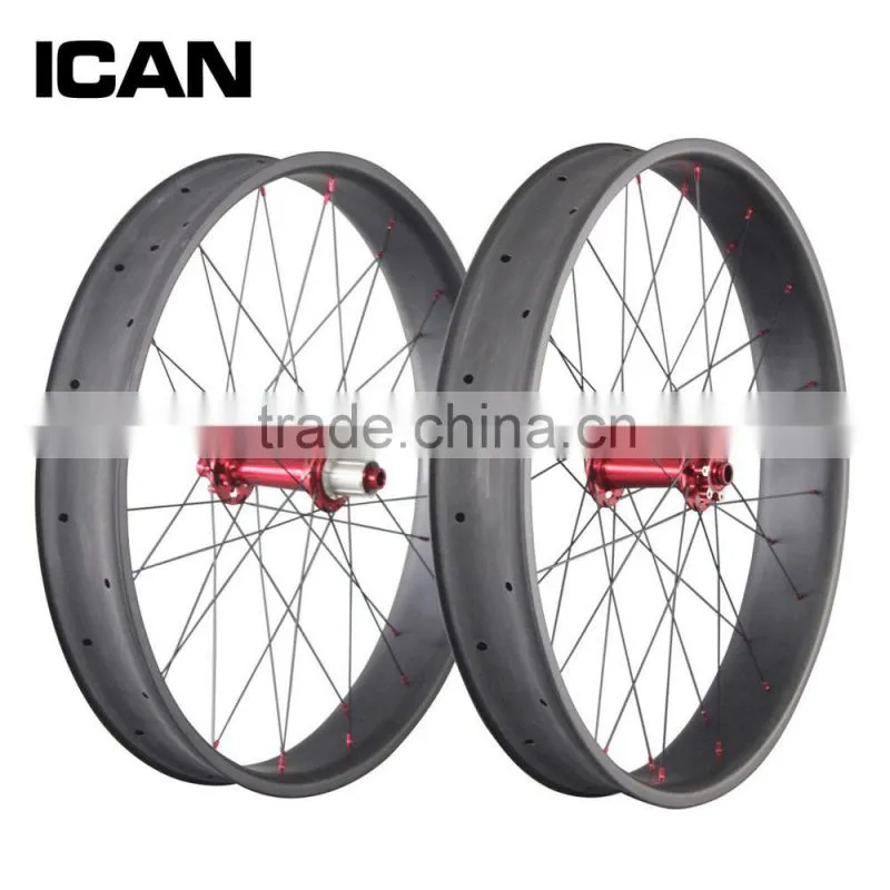 UD-matt carbon fat bike wheelset disc brake carbon bike wheelset Chinese FW90