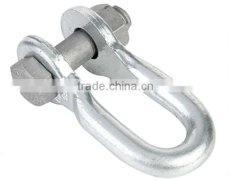 Durable quality galvanized steel omega shackle