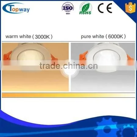 2016 new come 50000hrs working time 25w warm white led ceiling spotlight