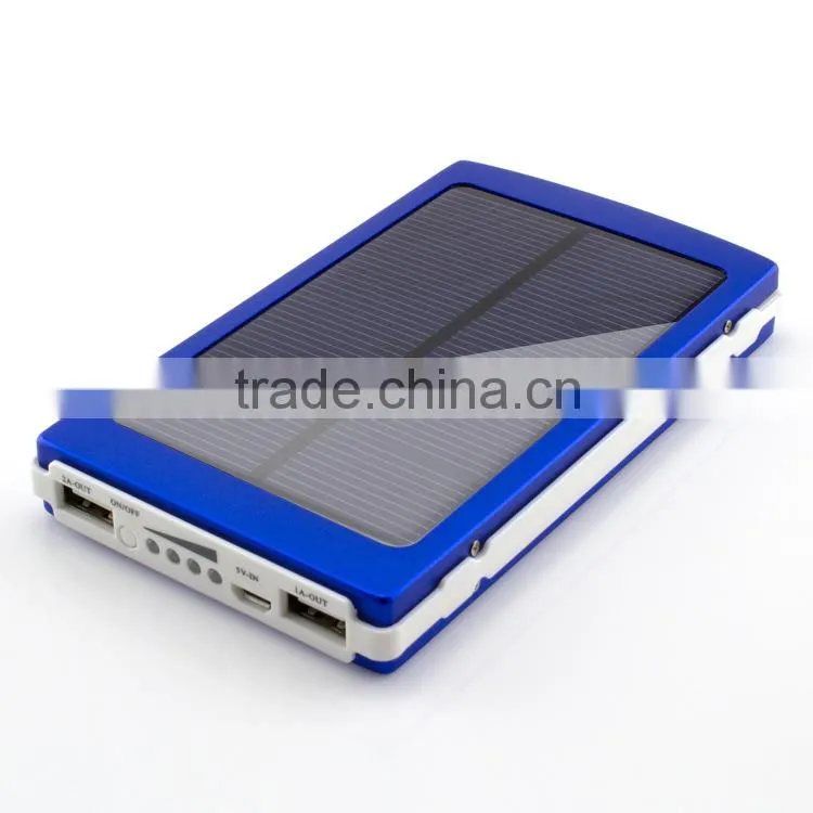 Solar Power Bank Charger Waterproof Solar Mobile Charger For for Cell Phone XH-SR