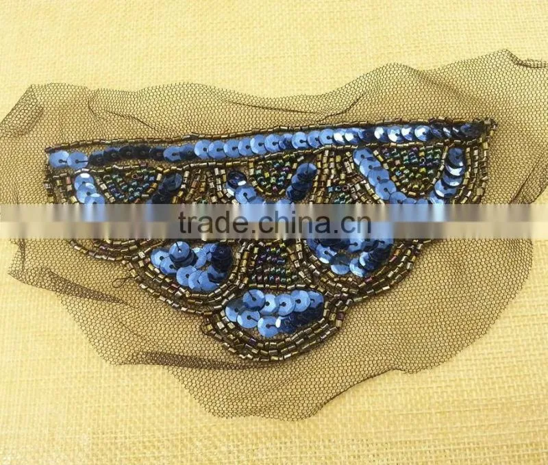 New Arrive Fancy handmade beaded trimming For Shoulder -- M116