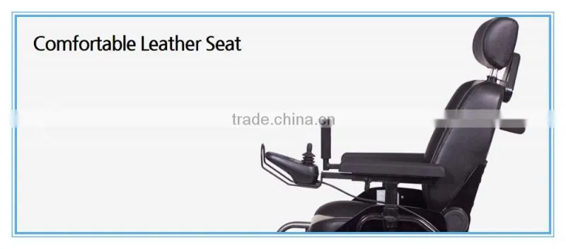 heavy duty power wheelchair with CE approval for disabled man trip