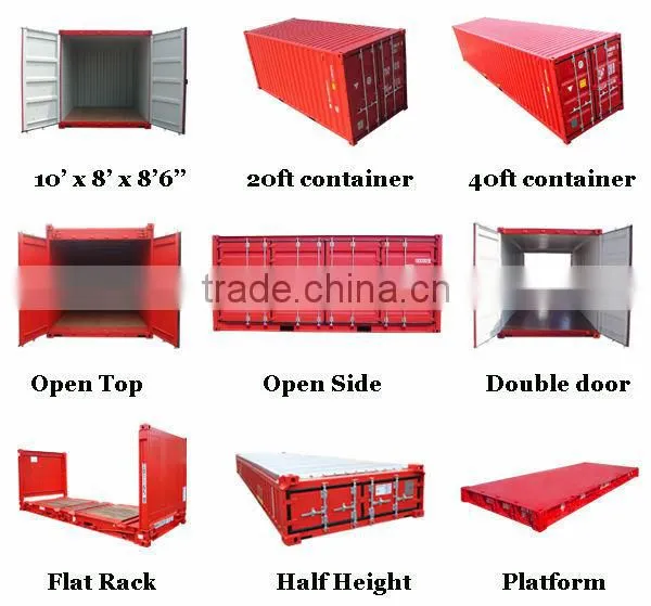 Modified 20' ft 40' ft open side container with hanging clothes mesh wire