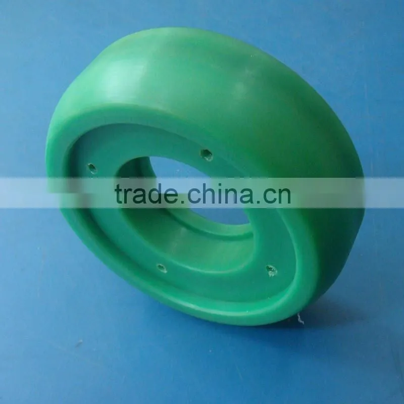 resonable price imported German self lubricating MC nylon pulley