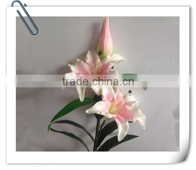 Hight quality wedding decoration PU lily flower
