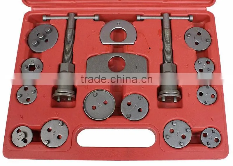 21 pcs Disc Brake Caliper Piston Pad Car Auto Wind Back Hand Tools Kit With Case
