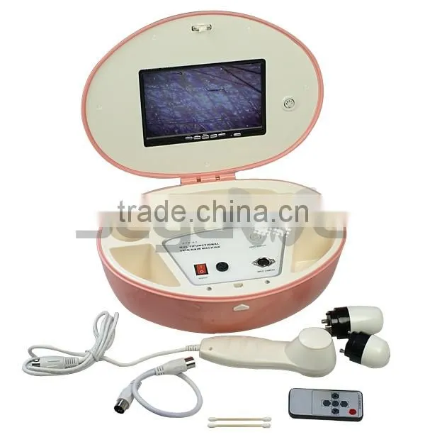 Portable LCD facial skin analyzer machine