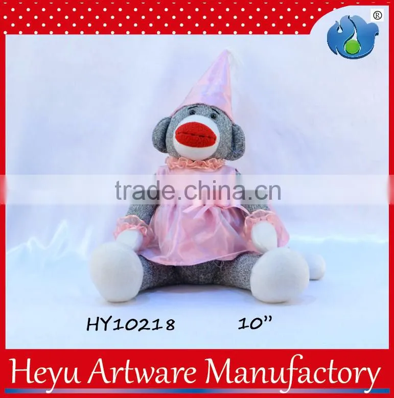 Wholesale Plush Monkey Names Pink Skirt Monkey Indoor Christmas Decoration