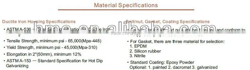 Ductile iron Grooved fittings