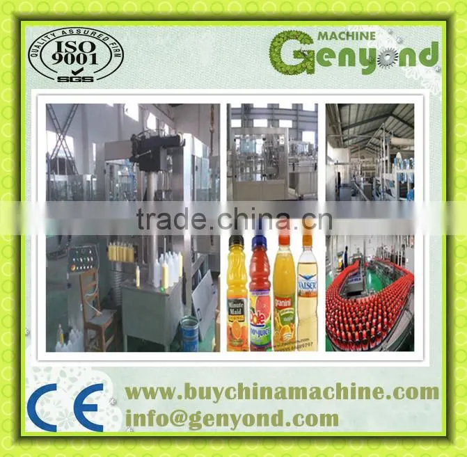 automatic fruit juice production line with fruit pulp pieces