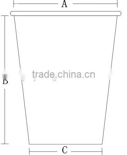 eco-friendly flexo printing eco-friendly wholesale take away printing paper cup