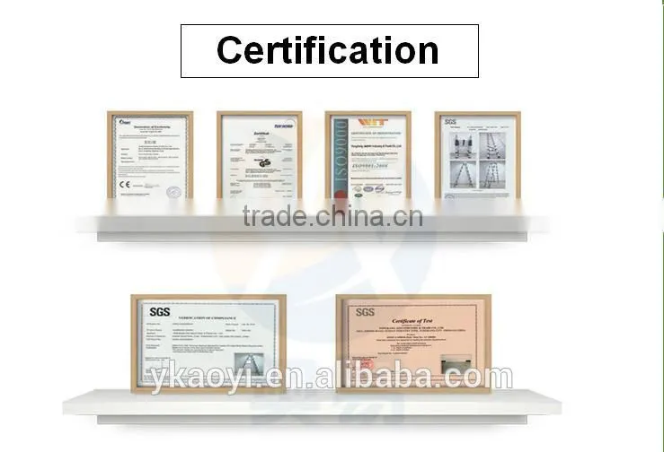 2015 General-purpose scaffold ladder type, folder ladder scaffold,aluminum folding ladder AY-J0206 with en131