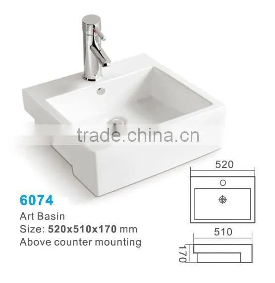 ceramic basin, semi basin, popular basin