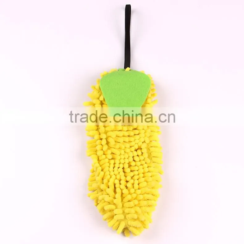 China supplier wholesale promotional custom chenille hand towel