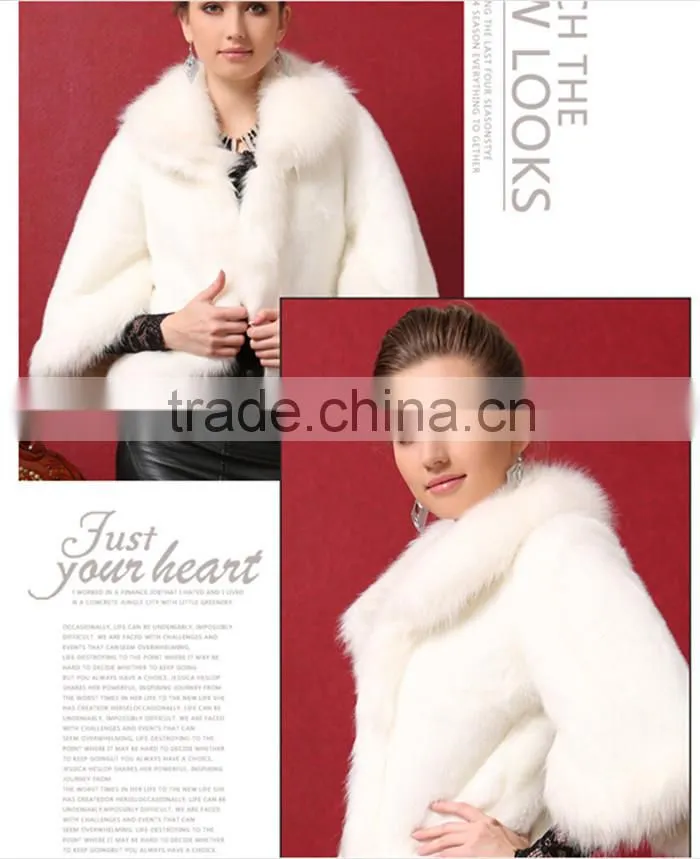 2016 high -end new fashion faux fox fur vest