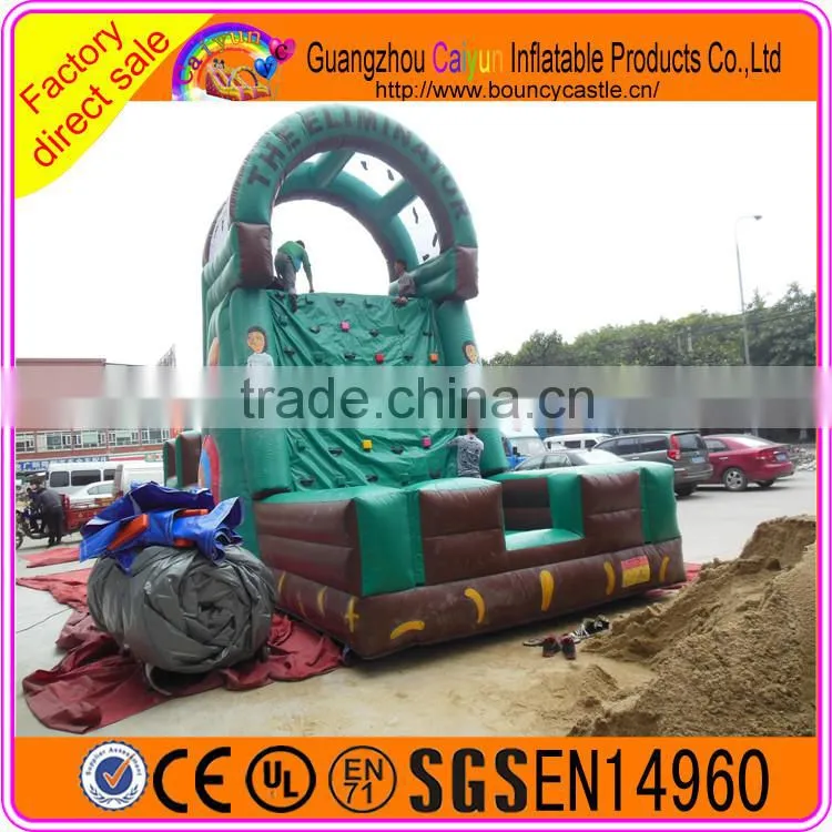 Inflatable assualt obstacle course outdoor sports for kids