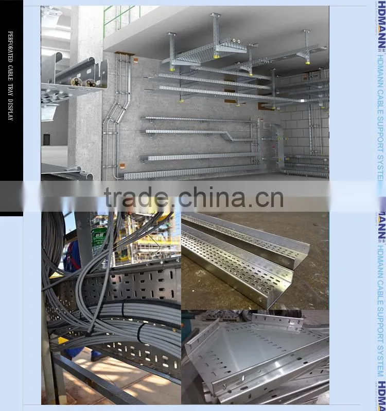 Customized perforated cable trunking