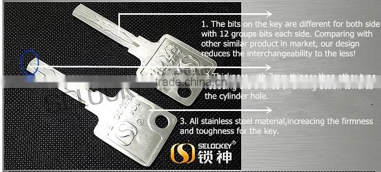 New Product 304 Stainless Steel Door Lock Cylinder