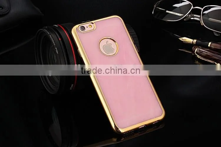 Slim Soft Granite Marble Grain TPU Silicon Back Case Cover For iPhone 6 6s Plus