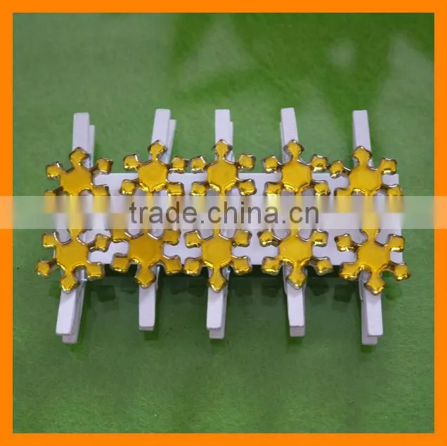 Small Wedding Wooden Clip