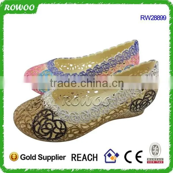 Hollow lady PVC PCU Sandal Shoes