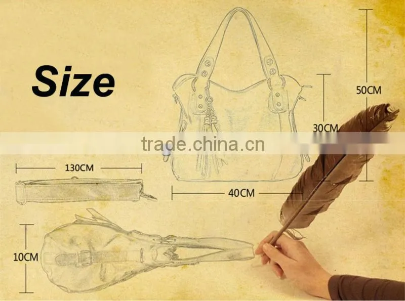 New design genuine leather handbag