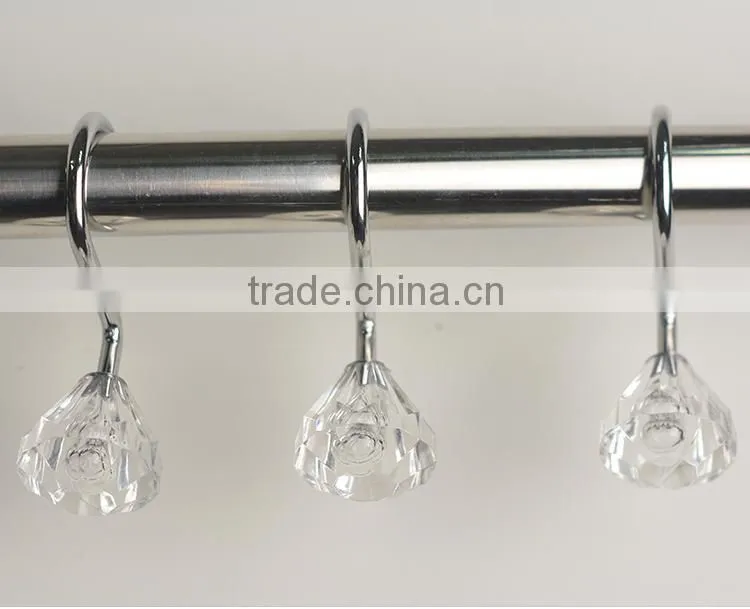 curtain hook curtain accessories/fancy curtain rod hook, curtain rod accessories, curtain pole fitting on hot sale