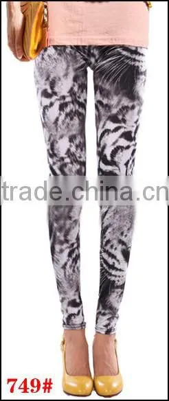 USA Trendy Square Rhombus Tartan Digital Print Leggings