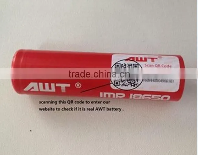Hot selling AWT 18650 3000mah 35A 3.7v Subox mini kit vape mod box mod griffin rta philippines avocado 24 rdta awt 18650