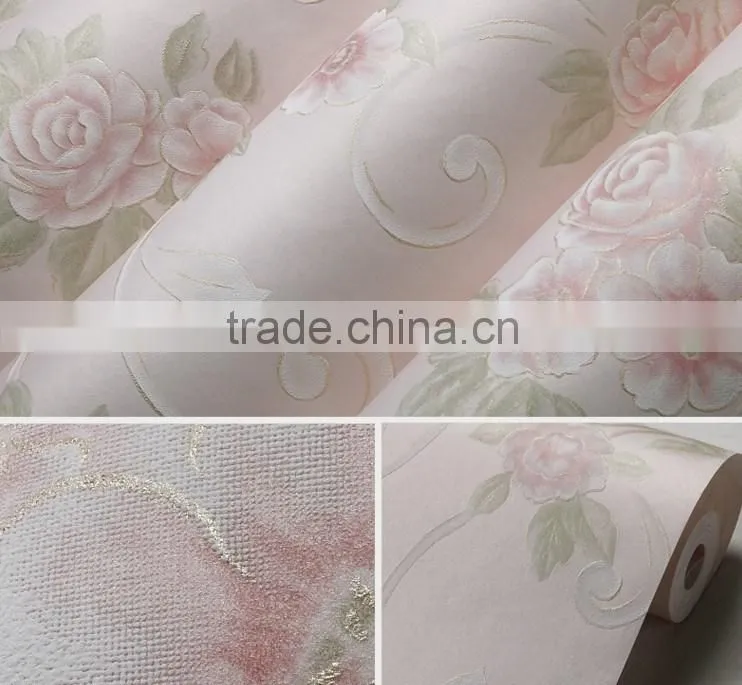 hot sell wall paper high quality non-woven wallpapers