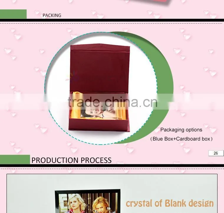 Sunmeta factory Photo crystal UV crystal sublimation crystal sublimation photo crystal BSJ-08