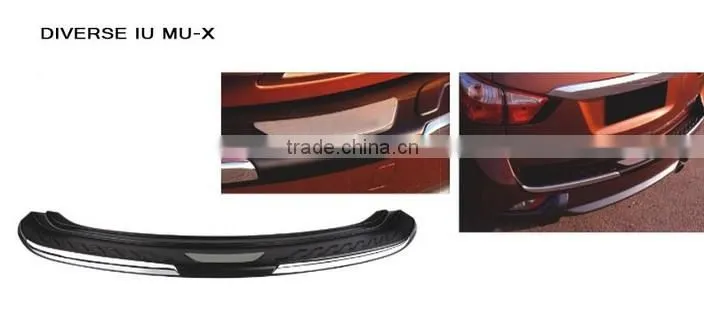 Exterior accessories bumper plate,MUX pedal car bumper guard foot plate accessories everest rear bumper plate For mu-x