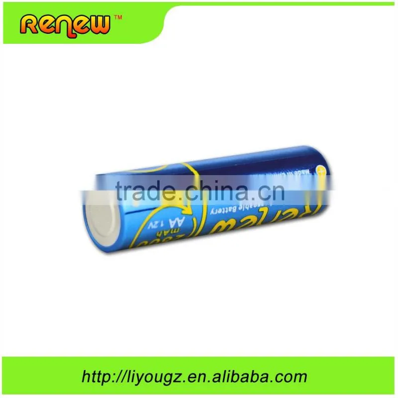 HOT!!! RENEW brand ready to use AA 2800mAh rechargeable batteries for toys . remote. camera