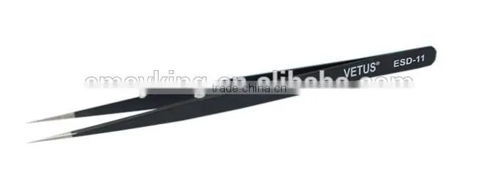 Widely use Stainless Steel ESD Tweezers
