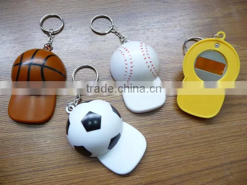 cute and colorful promotional plastic cap shape bottle opener