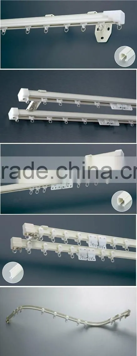 Aluminum Alloy Curtain Rails UK With Single Or Double Curtain Brackets