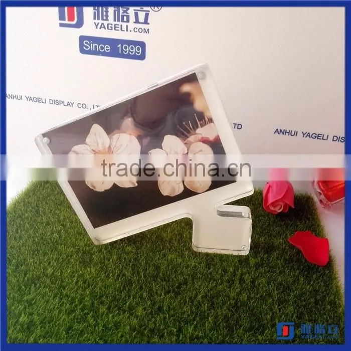 China manufacturer wholesale 4x6 acrylic frames wholesale / new style acrylic photofunia photo frame
