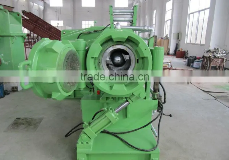 Rubber extruder machine for reclaimed rubber making line
