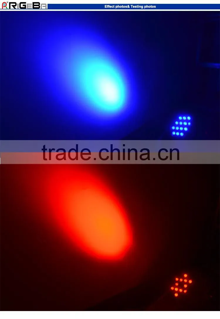 2015 cheap LED Par 64 54led*1w rgbw dmx stage mini flat par light /flat par can