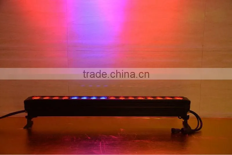 Outdoor led wall wash bar light 16pcs 10w RGBW EV W1016/DMX control stage light