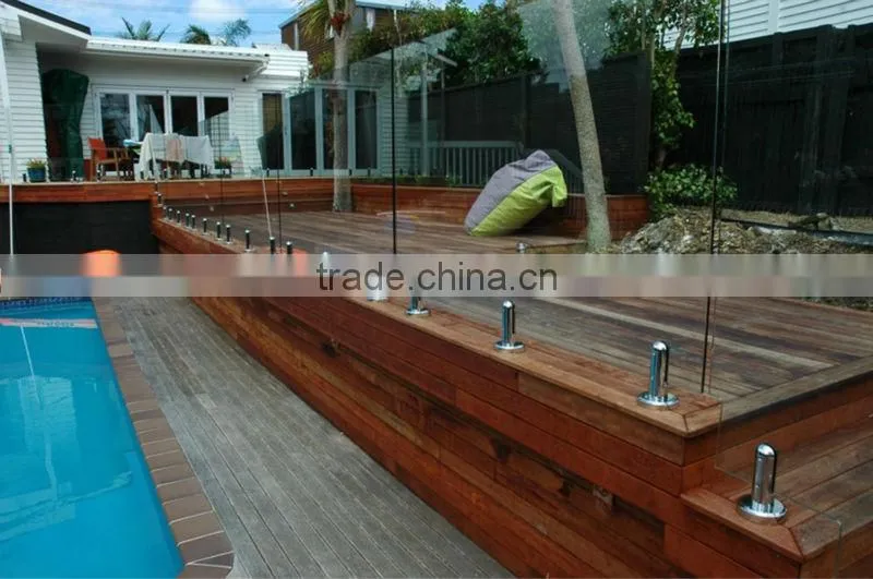 316 stainless steel frameless glass railing spigot
