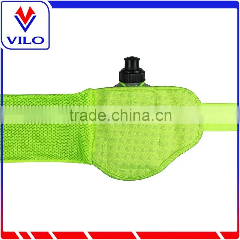Hydration Running Belt / Adjustable Waist Hydration Pack / Fitness Workout Belt with 2BPA Water Bottles